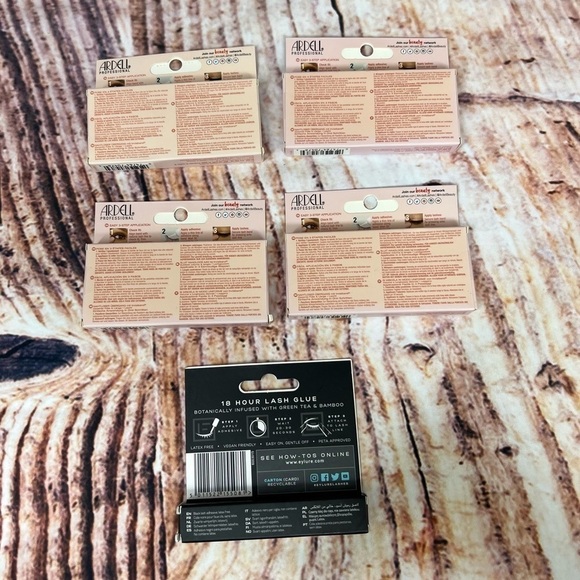 ARDELL Naked Lashes 421 (4 Pairs) and Eylure 18 Hour Lash Glue Black Finish New - Picture 5 of 14
